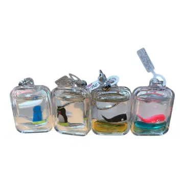 레어 쇼와 펭귄 오일 키링 펭귄