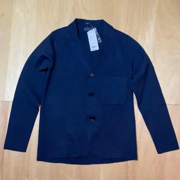 UNIQLO 밀라노 리브 자켓 네이비 S