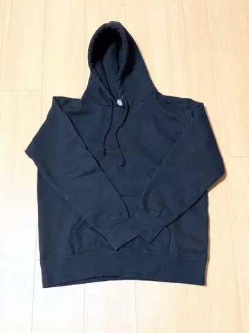 TRUSS 블랙 후드티 L 사이즈