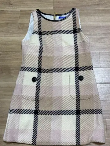 BLUE LABEL CRESTBRIDGE 체크 무늬 원피스 38