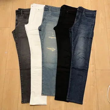 유니클로 울트라 스트레치 청바지 5벌 세트