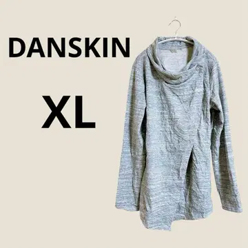 DANSKIN 그레이 긴팔 상의 XL