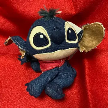 디즈니 스토어 스티치 데님 키링 바