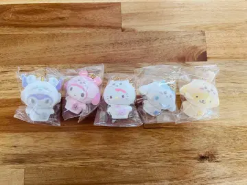 치이카와 산리오 시크릿 플로키 마스코트 참 컴프 세트