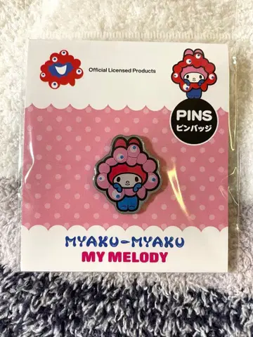 EXPO2025 미야쿠미야쿠 산리오 콜라보 핀 배지 마이멜로디