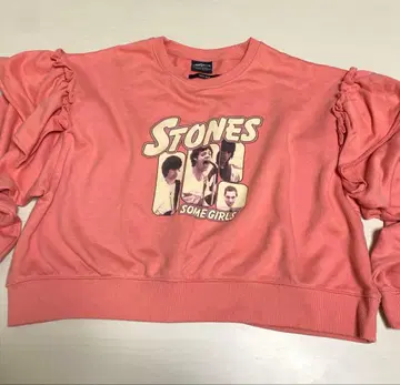 STONES SOME GIRLS 프릴 스웨트 셔츠