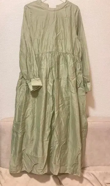 [ AUNT MARIE'S ] 앤트마리스 롱 원피스 쿠스미 그린