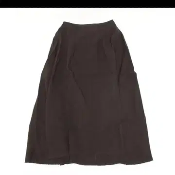 [ CANAL JEAN ] RED CHOP WORK 린넨 턱 롱 스커트