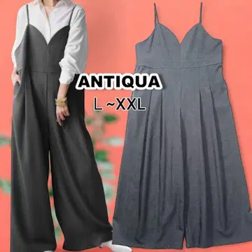 안티카 패턴 뷔스티에풍 올인원 살로펫 빅 사이즈