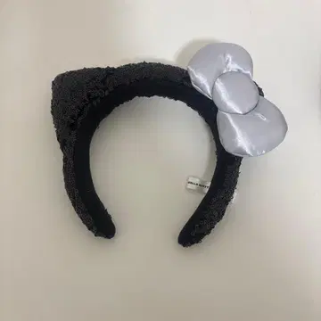 유니버셜 머리띠 블랙 키티