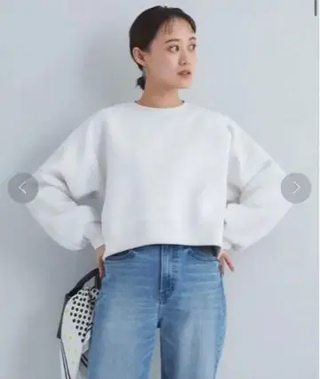 green label relaxing 크롭 종이상자 풀오버