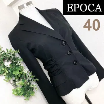 EPOCA 에포카 허리 드레이프 자켓 40 블랙