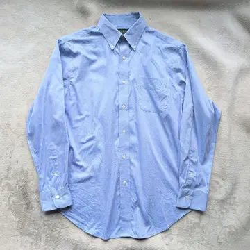 로렌 랄프 로렌 긴팔 셔츠 논아이론 블루 L 사이즈 버튼 다운