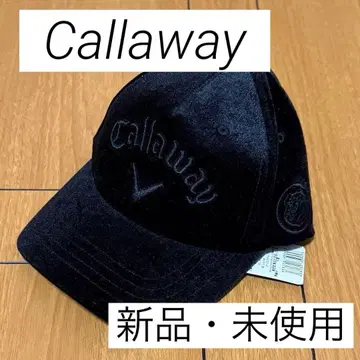 새상품 미사용 캘러웨이 햇 모자 벨로아 블랙 가을 겨울용