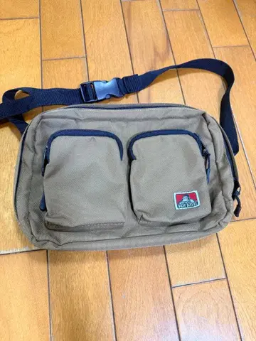 브라운 바디백 2 포켓