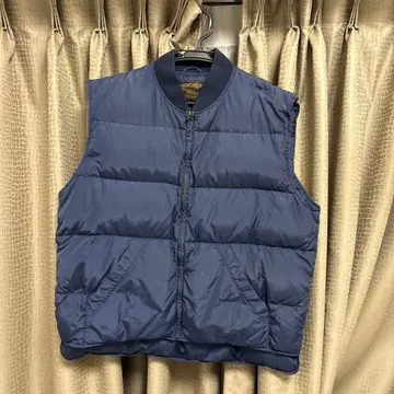 Eddie Bauer 네이비 다운 베스트 L