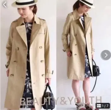 컨디션 최상 BEAUTY&YOUTH 스테디셀러 트렌치코트