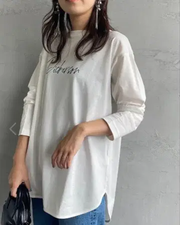 마이카앤딜 별주 Dickerson 프린트 라운드 헴 T셔츠