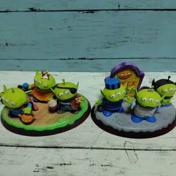 디즈니 리틀그린맨 에이리언 제일복권 2종 세트 (깃발 없음)