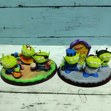 디즈니 리틀그린맨 에이리언 제일복권 2종 세트 (깃발 없음)