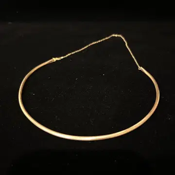 골드 초커 목걸이