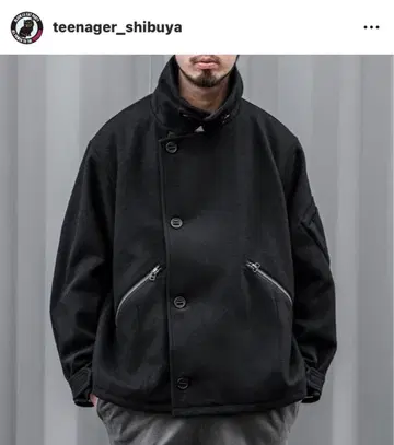 one fifth teenager melton flight jacket