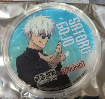 주술회전 라운드원 아크릴 코스터 고죠 사토루