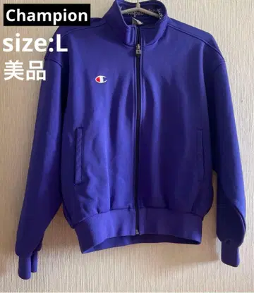 새상품급 Champion 트랙 자켓 퍼플