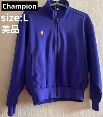 새상품급 Champion 트랙 자켓 퍼플