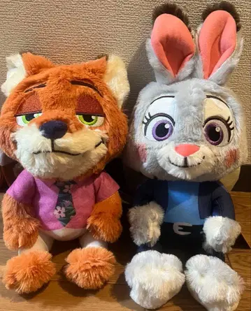 주토피아2 봉제 인형 백팩 전 2종 세트