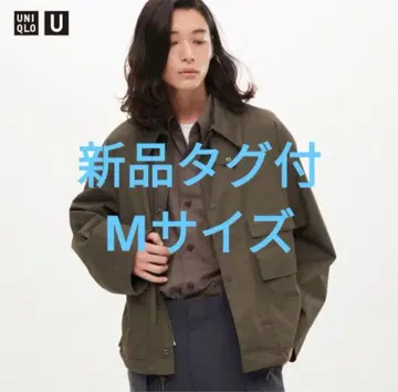 [택 포함 미사용 새상품] 유틸리티 숏 블루종 M 사이즈 유니클로 U