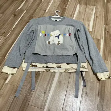 남성용 카네코 이사오 곰 와펜 트레이닝복