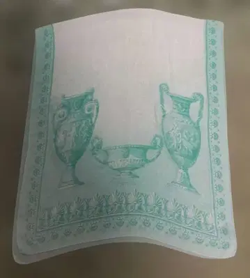 ESCADA 꽃병 디자인 스톨 그린 민트 그린