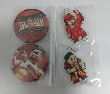 신일본 프로레슬링 아크릴 참 복권 캔뱃지 타카기 신코 츠지 요타