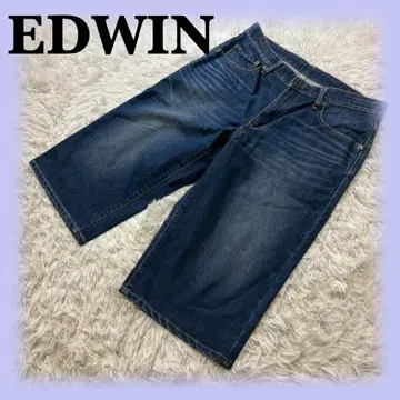 EDWIN (에드윈) 데님 하프 팬츠 KUJS05