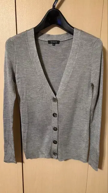 UNITED ARROWS 그레이 긴팔 가디건 38