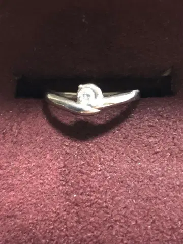 플라티나 반지 8호 다이아몬드