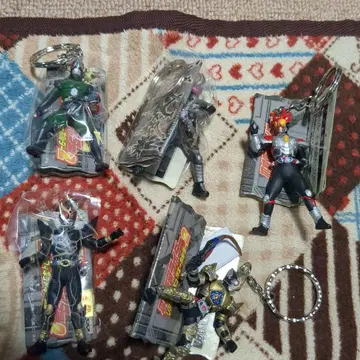 헤이세이 가면라이더 키링 5체 세트