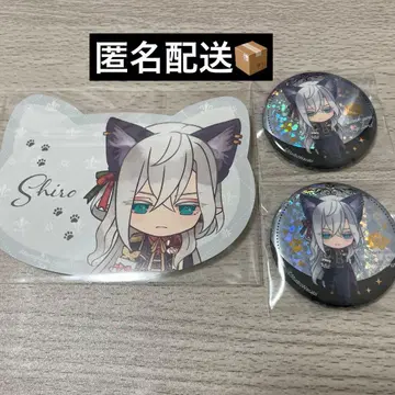 악마고양이 난자 시로 캔뱃지 특전 고양이형 카드 세트