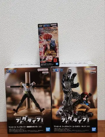 [원피스] 유스타스 키드 & 조로 피규어 3종 세트