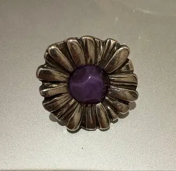 BEAMS 플라워 반지 퍼플