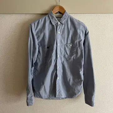 FOB FACTORY 옥스퍼드 워크 셔츠 F3193 블루 일본제