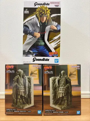 나루토 미나토 하시라마&마다라 피그라이프 피규어 3체 세트