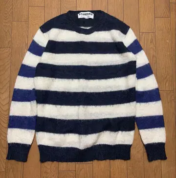 스탠다드 STANDARD 모헤어 보더 니트 스웨터