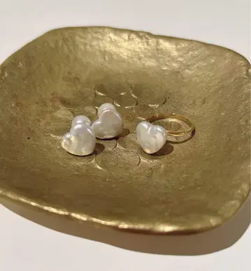 sheriche 셰리쉬 heart 담수 pearl 반지 & 귀걸이