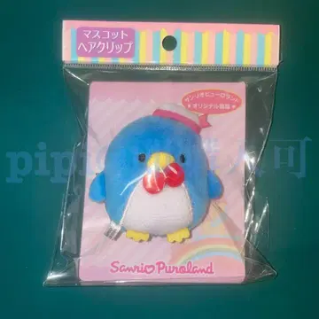 턱시도샘 헤어 클립 푸로 푸로랜드 산리오 마스코트