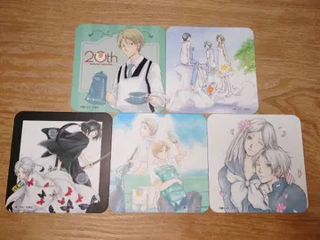 나츠메 우인장 카페 혜택 코스터 세트 냥코센세 타누마 나토리 마토바