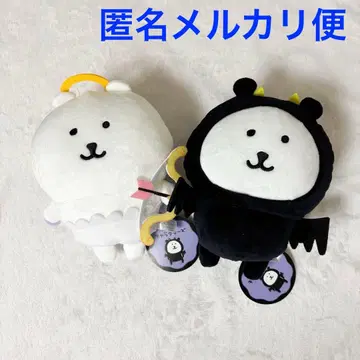 나가노 캐릭터 천사 & 악마 봉제 인형 2종 세트