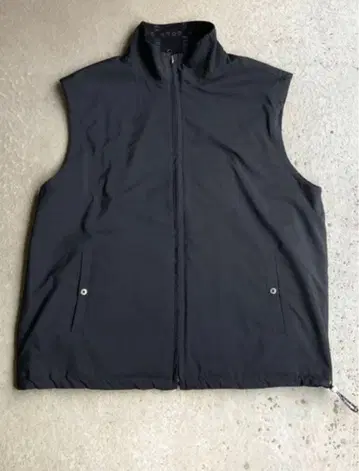 reversible nylon vest black