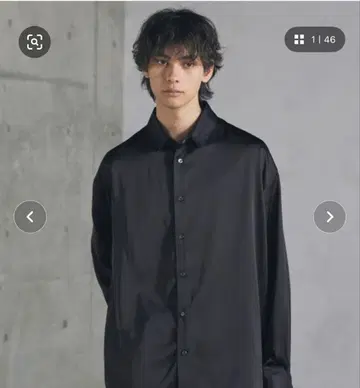 [ CTHY ] 루즈 실루엣 새틴 레귤러 셔츠